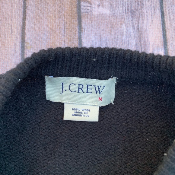 Black wool sweater - Picture 2 of 2